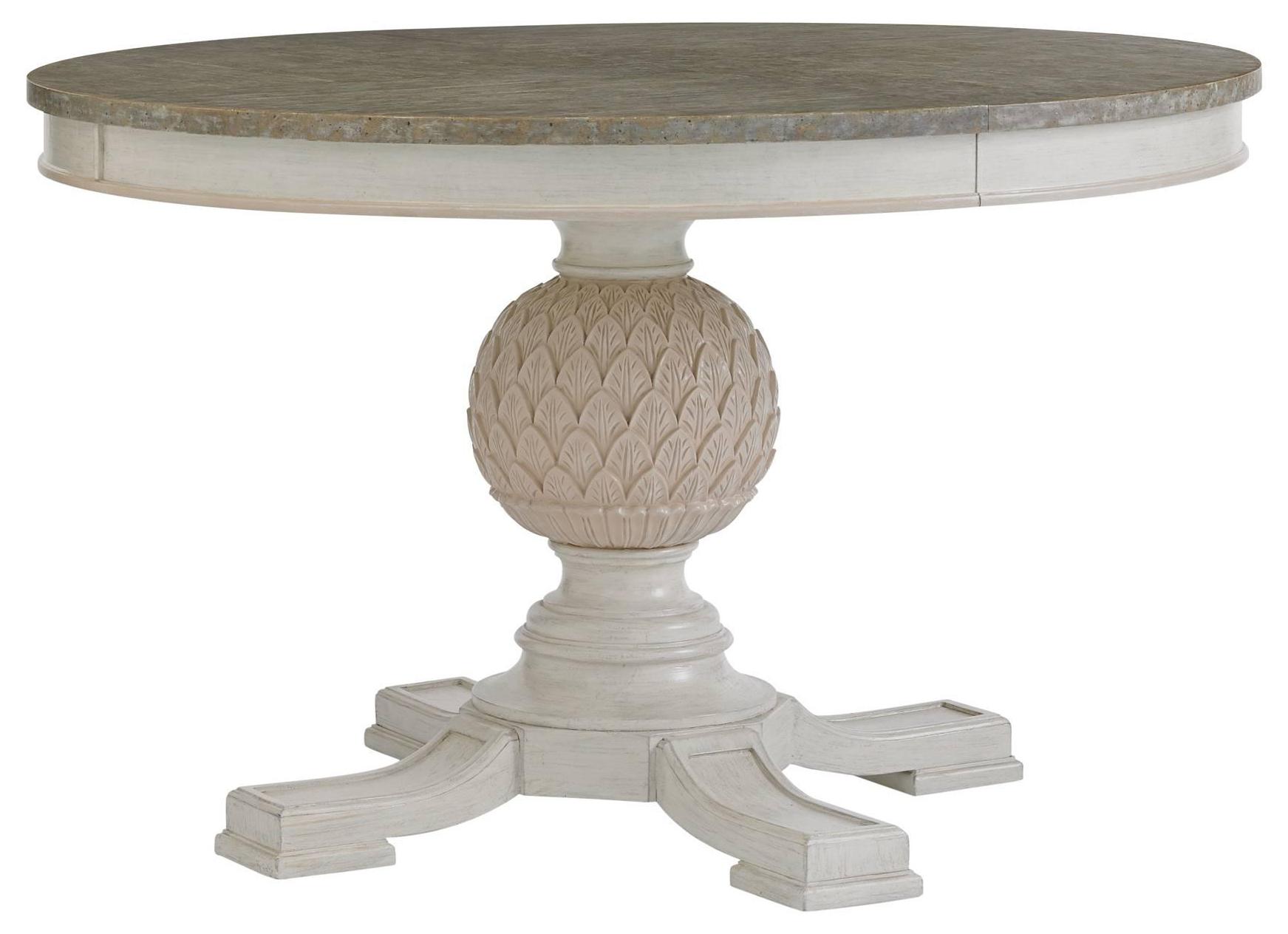 Stanley Furniture Preserve 3402130 Artichoke Pedestal Table with Leaf Becker Furniture World